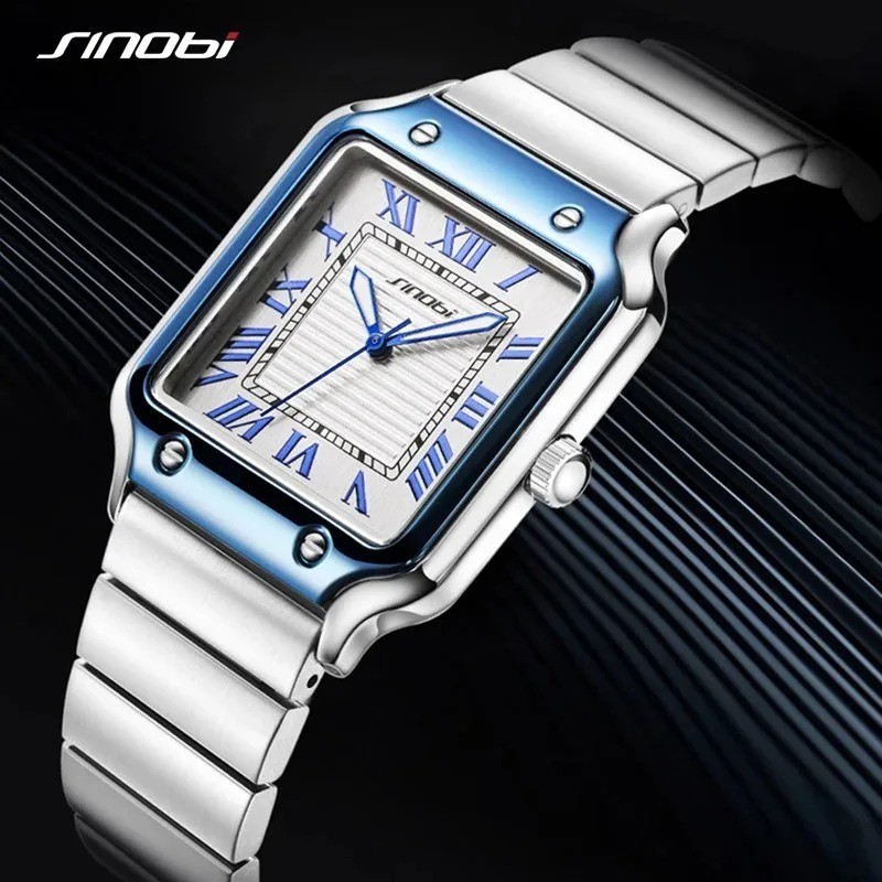 SINOBI Casual Design Men’s Quartz Watches Santos De Style