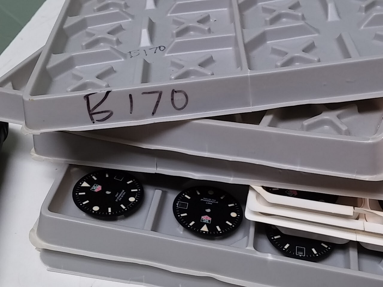 Tag Heuer DIAL GMT Professional BLACK dial for 955.112 11 1/2 ligne mov 28mm