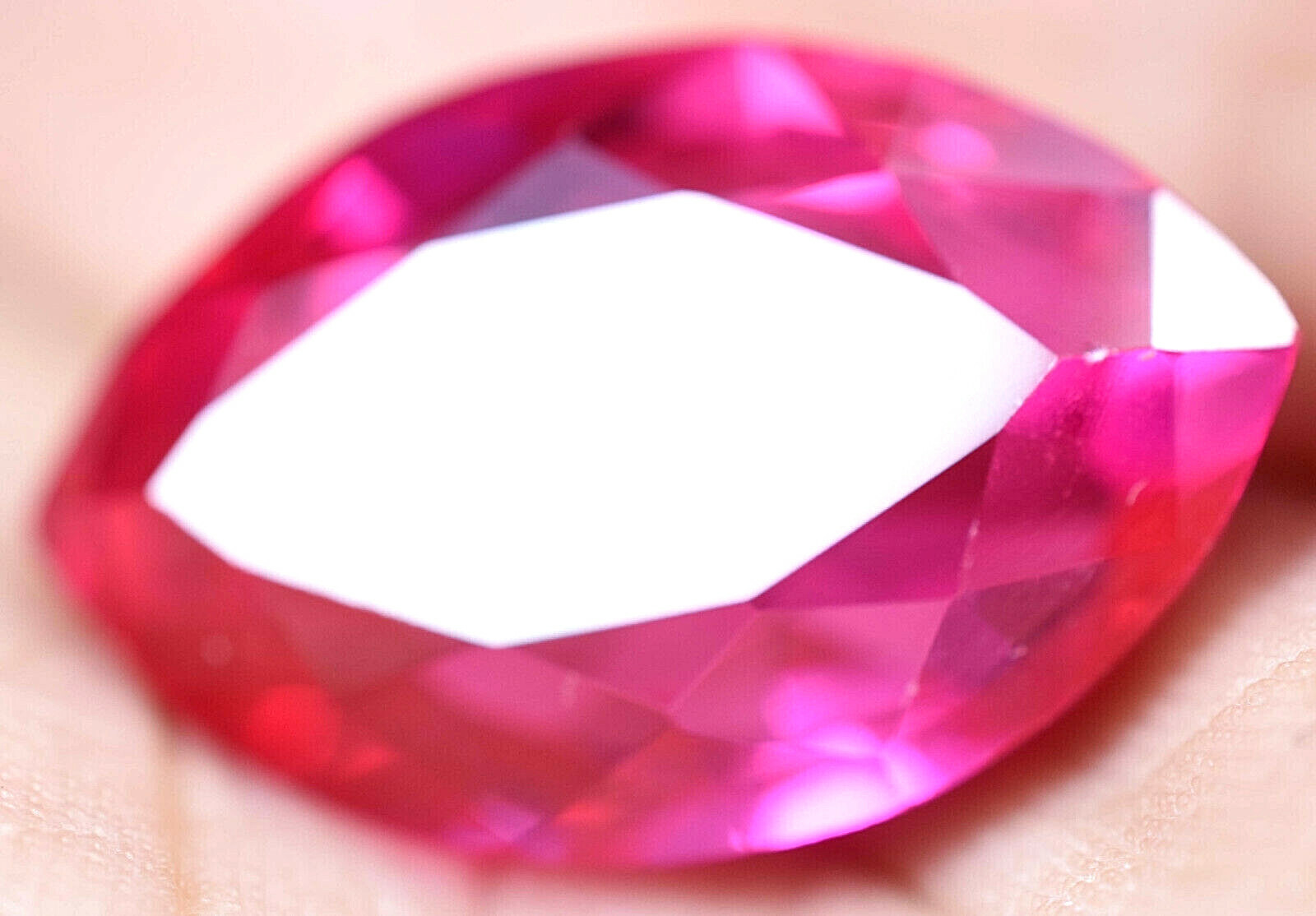 40.55 Ct Natural Mogok Rich Pink Huge Ruby GGL Certified Treated Gemstone