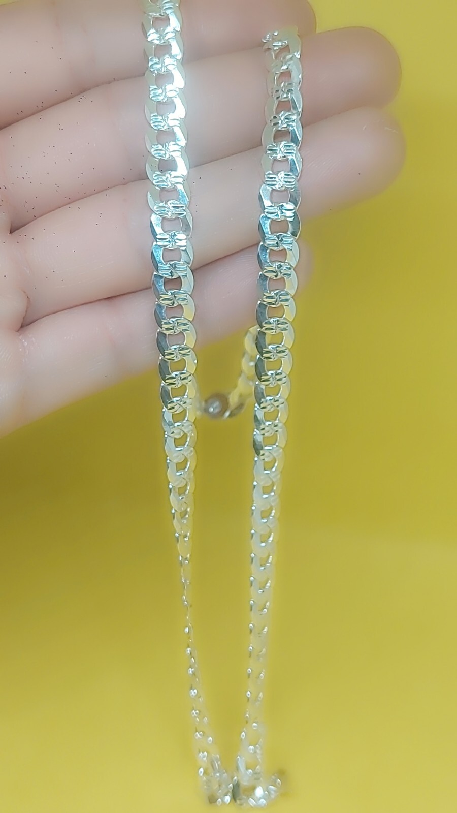 cadena de plata 925 para hombre italiana