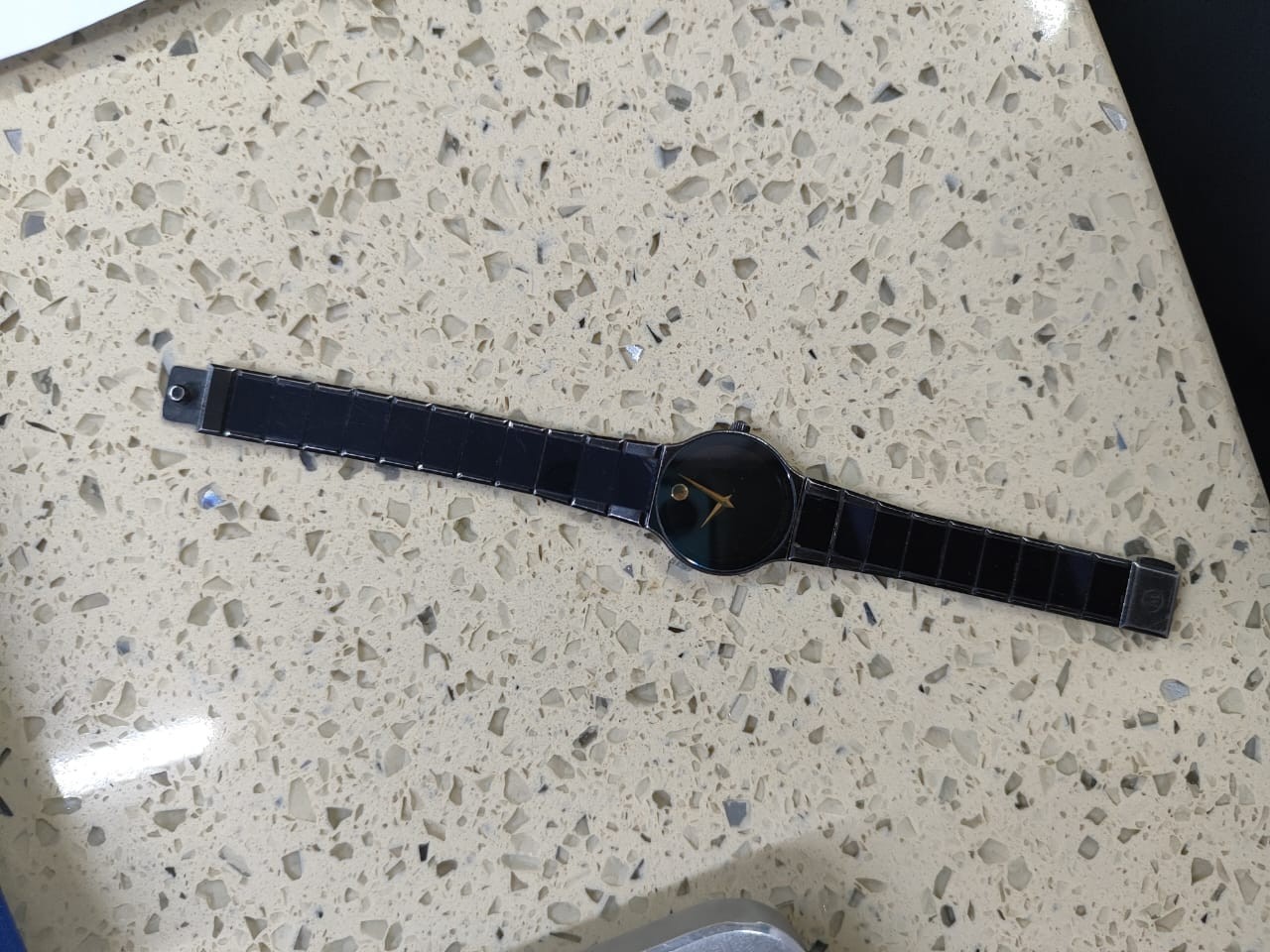 MOVADO MUSEUM WATCH 84-40-881 Cal ETA 210 001 ULTRA THIN BLACK DIAL WORKING