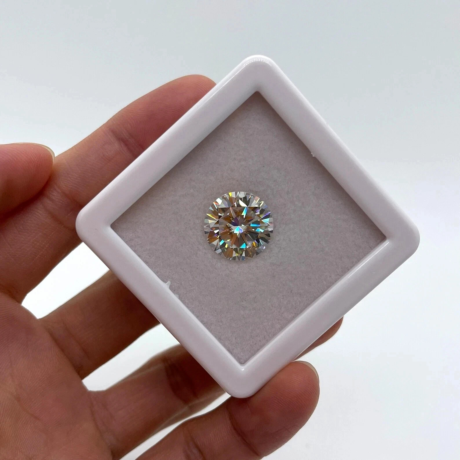 CERTIFIED 11.50 Ct Natural Diamond D Grade ROUND LOOSE VVS1/15 mm #