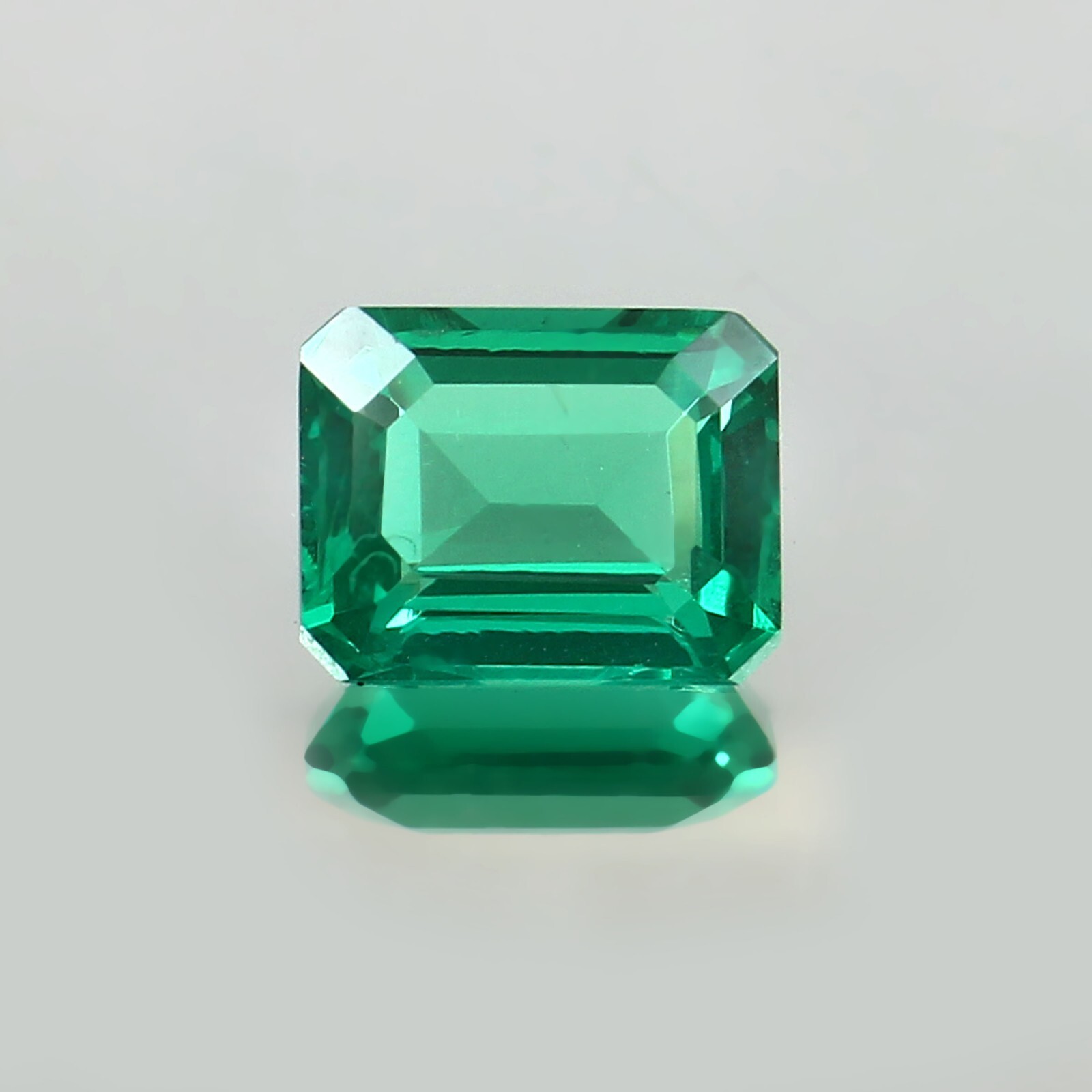 Best Quality Lab Grown Nanocrystal Emerald Octagon Cut Gemstone 3×4-16x22mm,1pcs