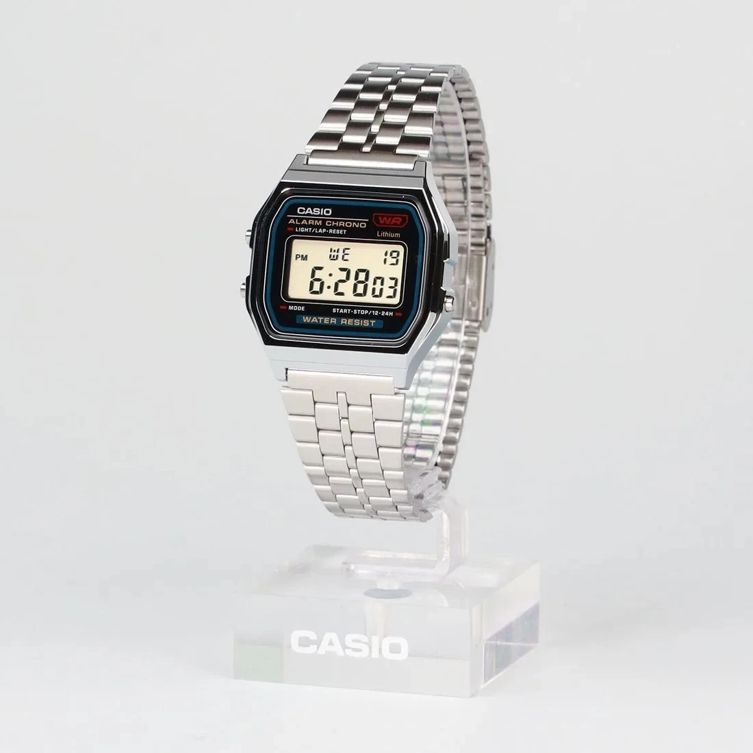 Casio A159WA-N1JH Made in Japan Vintage Digital Watch NEW Box Retro Alarm Chrono
