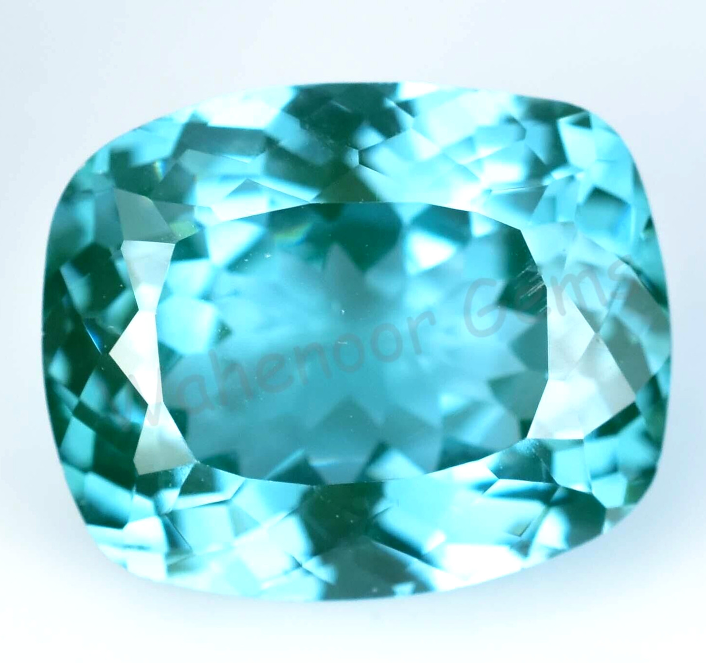 17.70 Ct Natural Paraiba Tourmaline Blueish Green Neon Copper Loose Gemstone