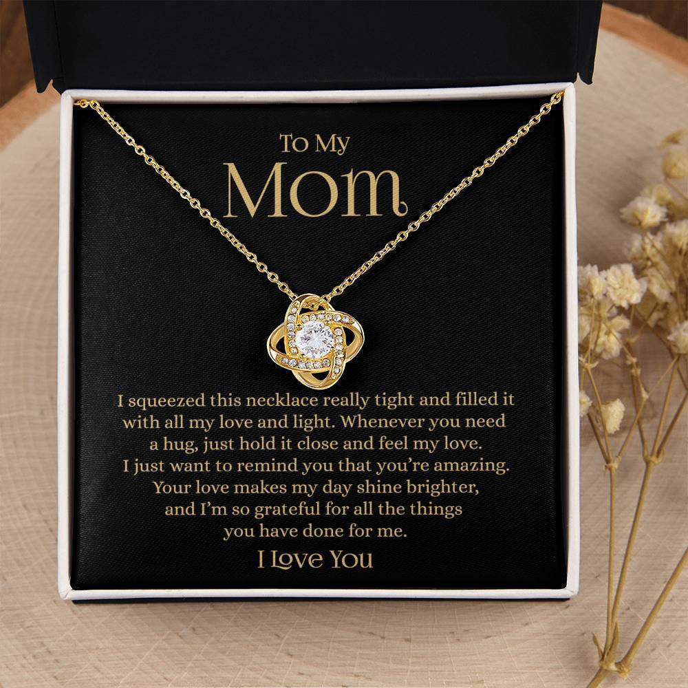 My Mom Necklace, Gift From Daughter Son, Mom Jewelry Birthday Mother’s Day Gifts