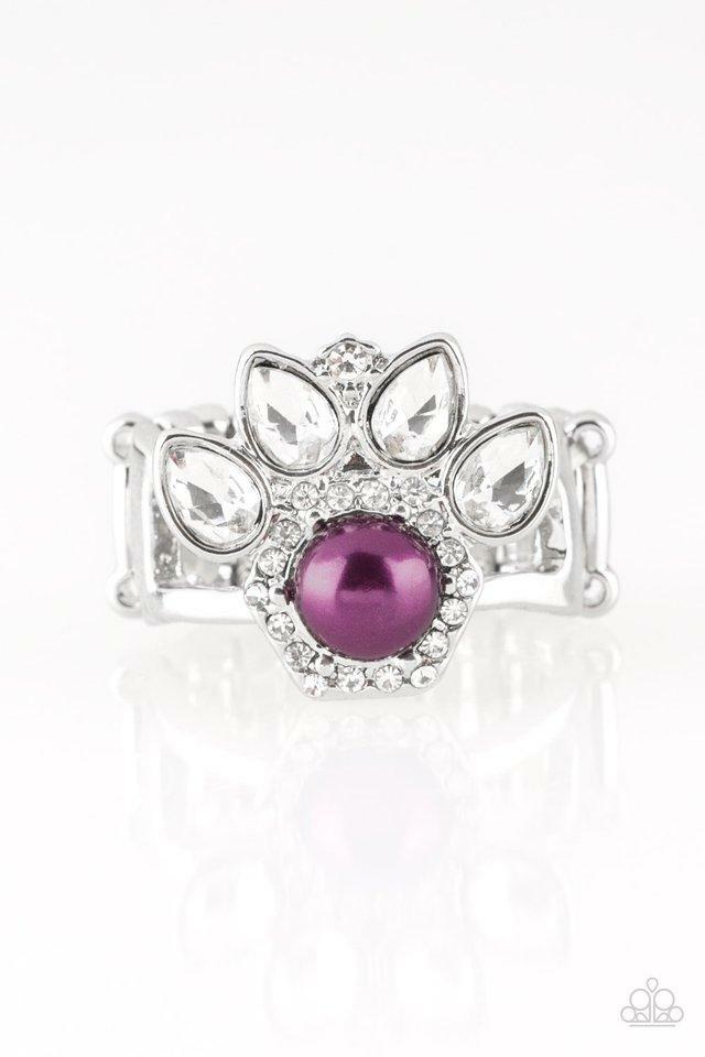 Paparazzi Ring- Crown Coronation- Purple- Paw Print