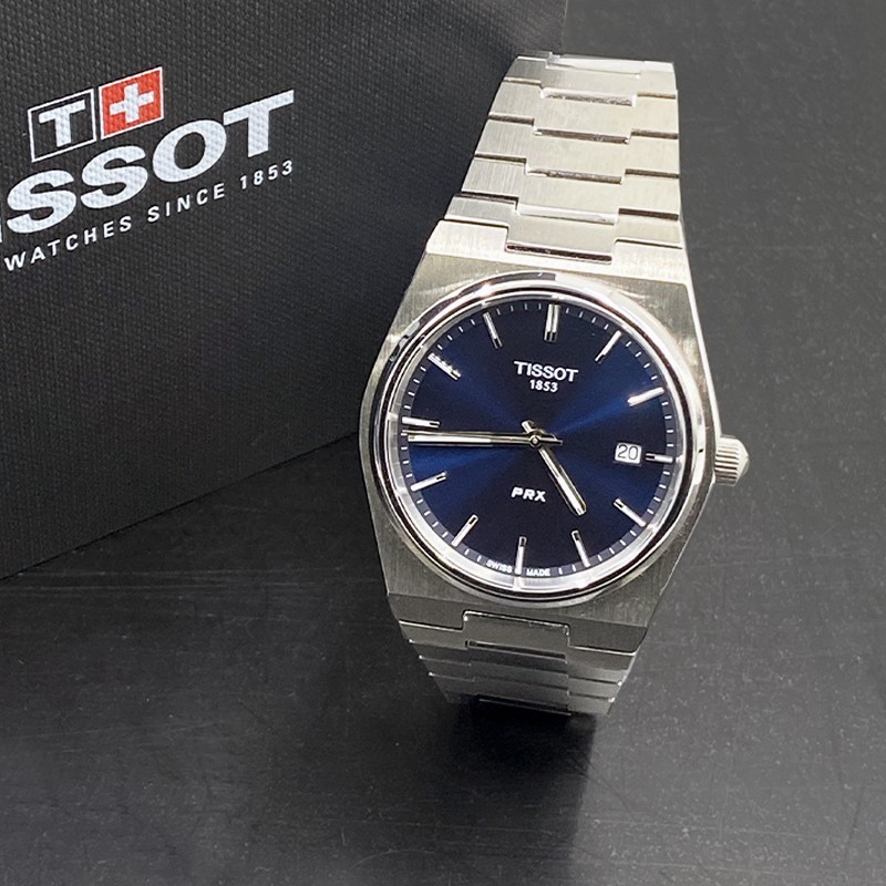 Tissot PRX/316L T137.410.11.041.00 Blue Dial Men’s 40MM Quartz Chronograph Watch