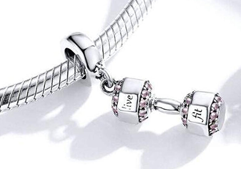MariaFonte Bead Charm Handlebar Weight 925 Sterling Silver Compatible