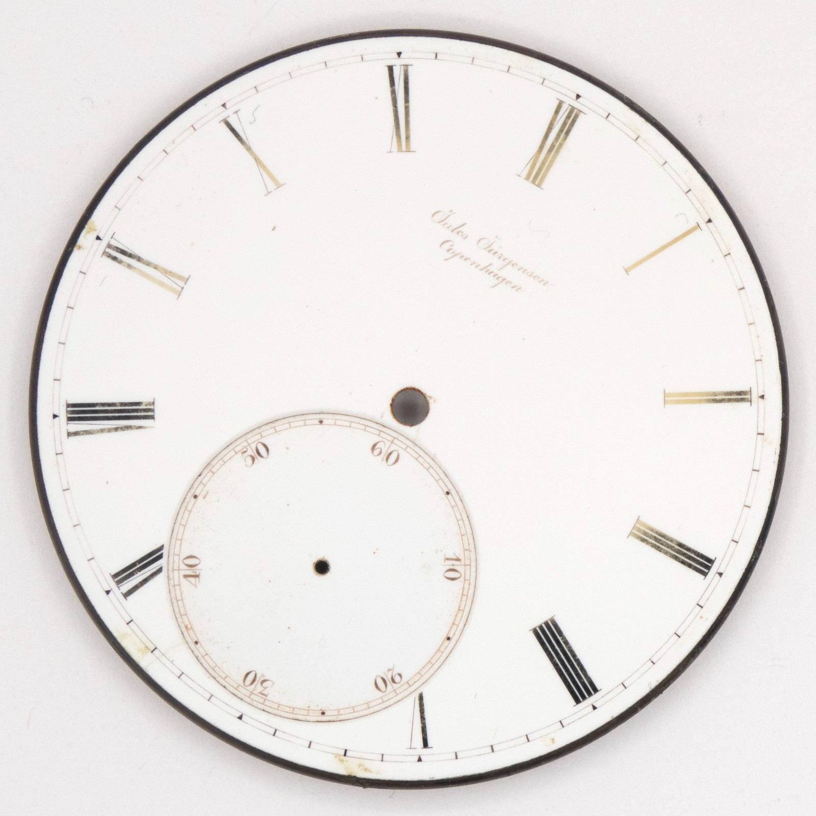 Jules Jurgensen 43 x 10.2 mm Minute Repeater Antique Pocket Watch Movement