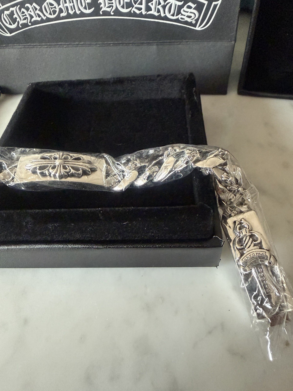 Silver Bracelet 925 Authentic 45 Grams 8 Inches Long 10mm Wide New