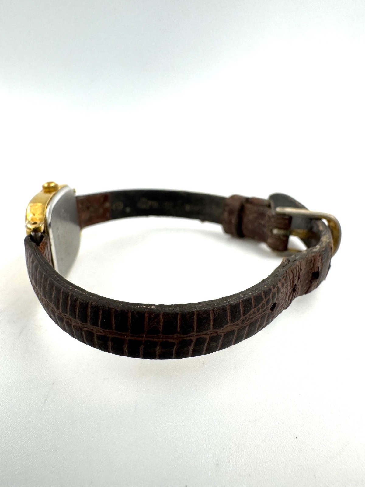 vintage seiko 17mm Women Quartz Watch New Battery working 2Y00-5A00 TANK f2342