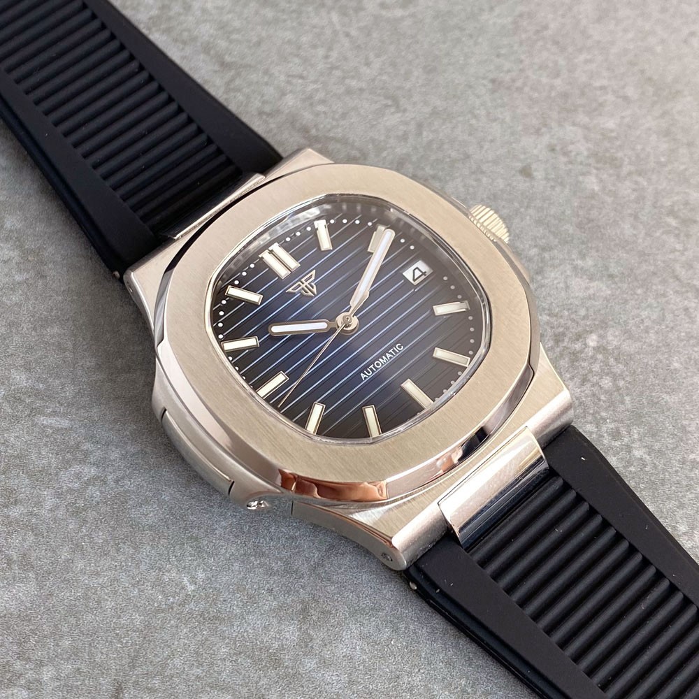 Tandorio 40mm Sapphire 20ATM Lume Automatic NH35A PT5000 Men Mechanical Watch