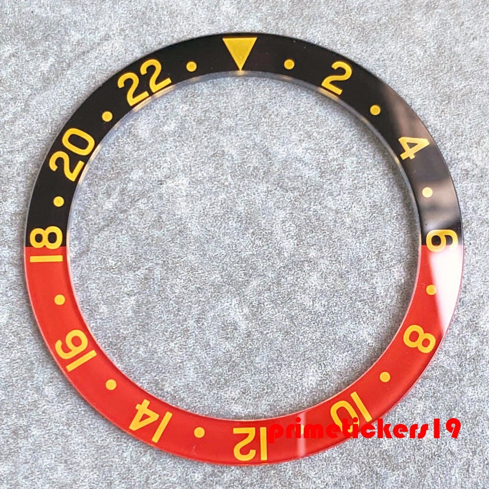 36.5mm*29.2mm Aluminum/Ceramic/Sapphire Material Bezel Insert Ring Watch Parts
