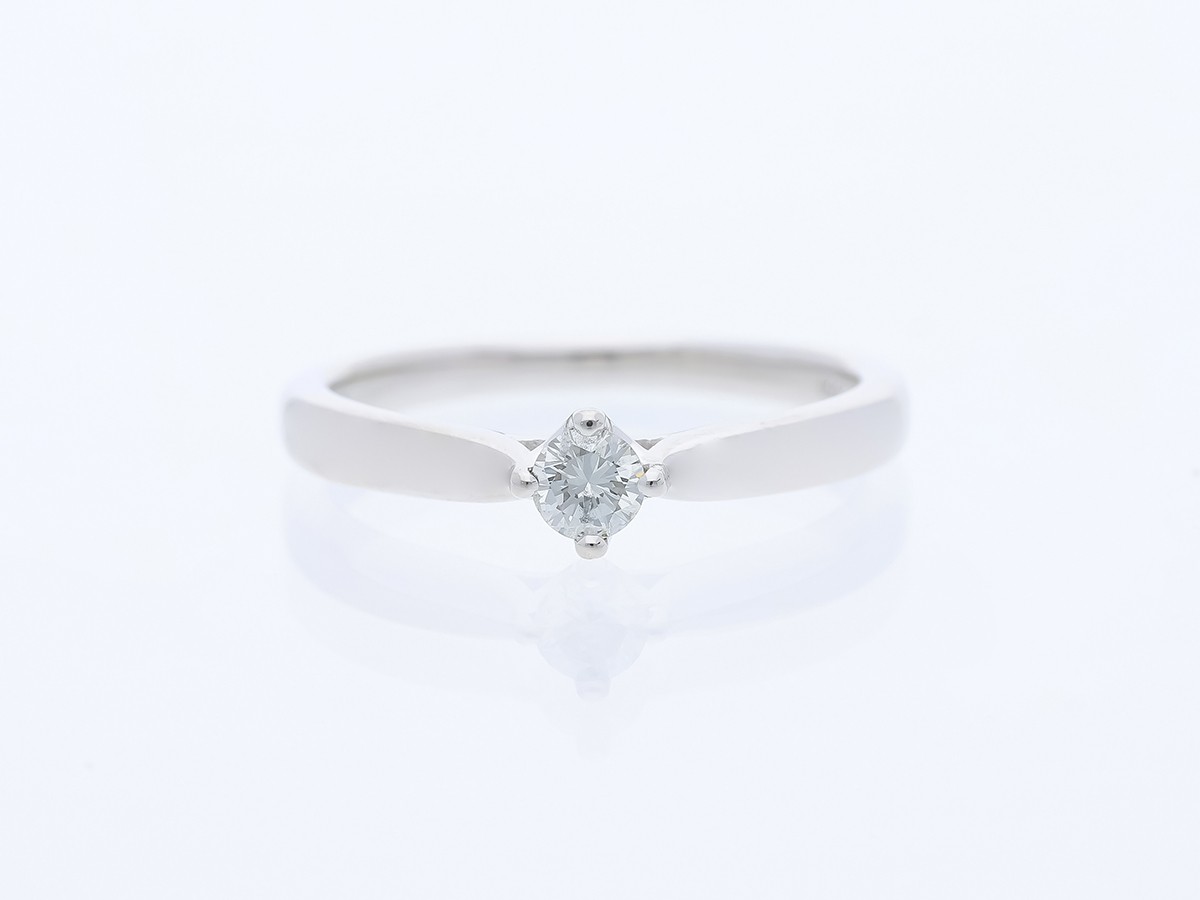 Great price ring 0.16 ct. Brilliant diamond 950 platinum value: EUR 1,200 det…
