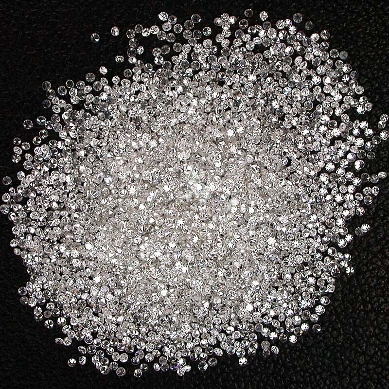 WHITE DIAMOND 0.80 MM ROUND CUT ALL NATURAL 50 PIECE SET F-2079