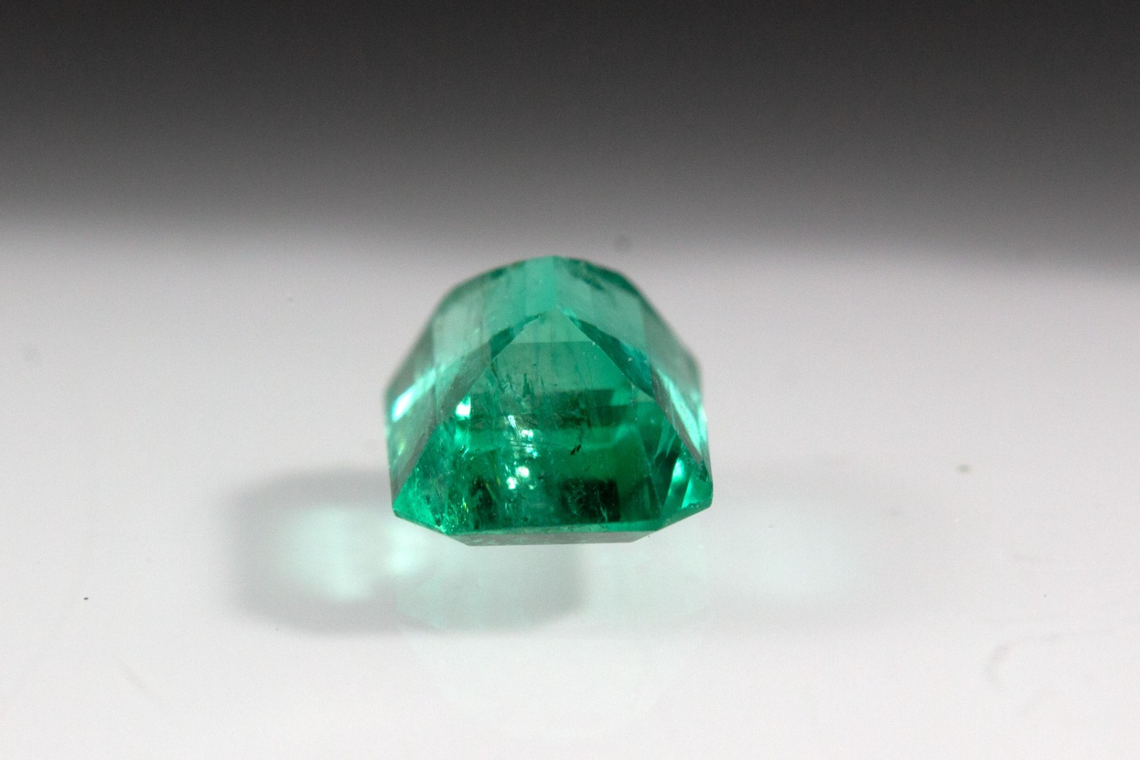 No Oil 5.5 X 4.3mm Emerald Cut Fine Natural Colombian Emerald Loose Gemstone VVS