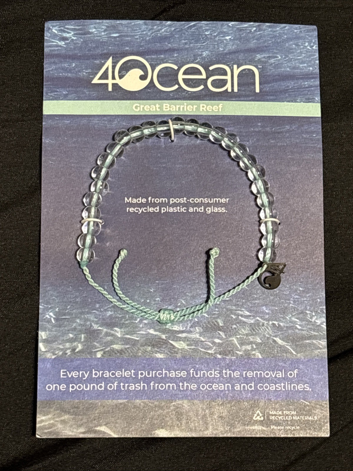 4Ocean Clear Bead Bracelets