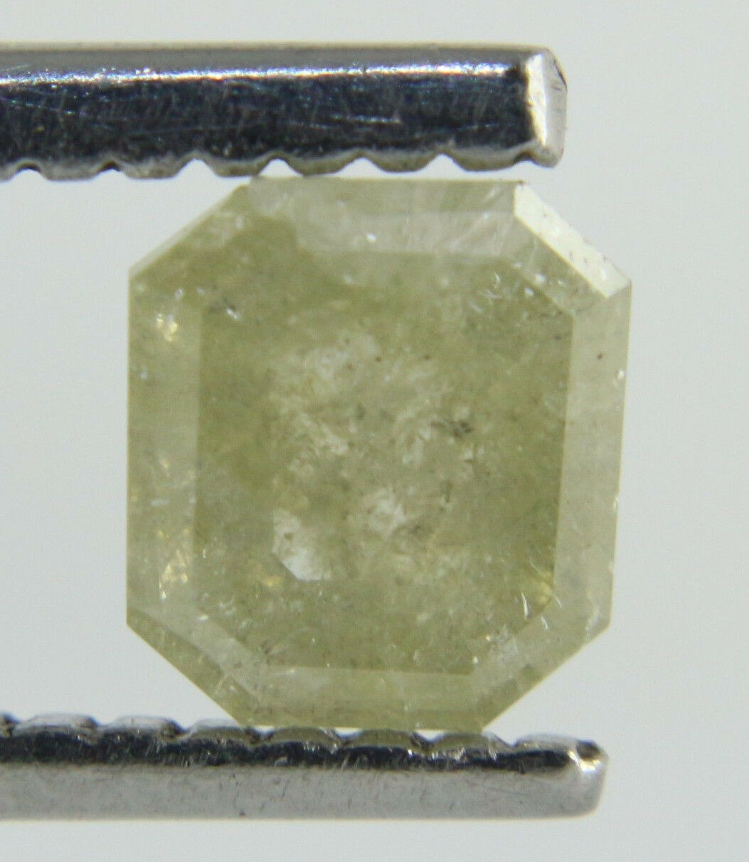 0.56cts Natural Beautiful Gray Color Radiant Rose Cut Diamond 5.36×4.85×2.20 MM