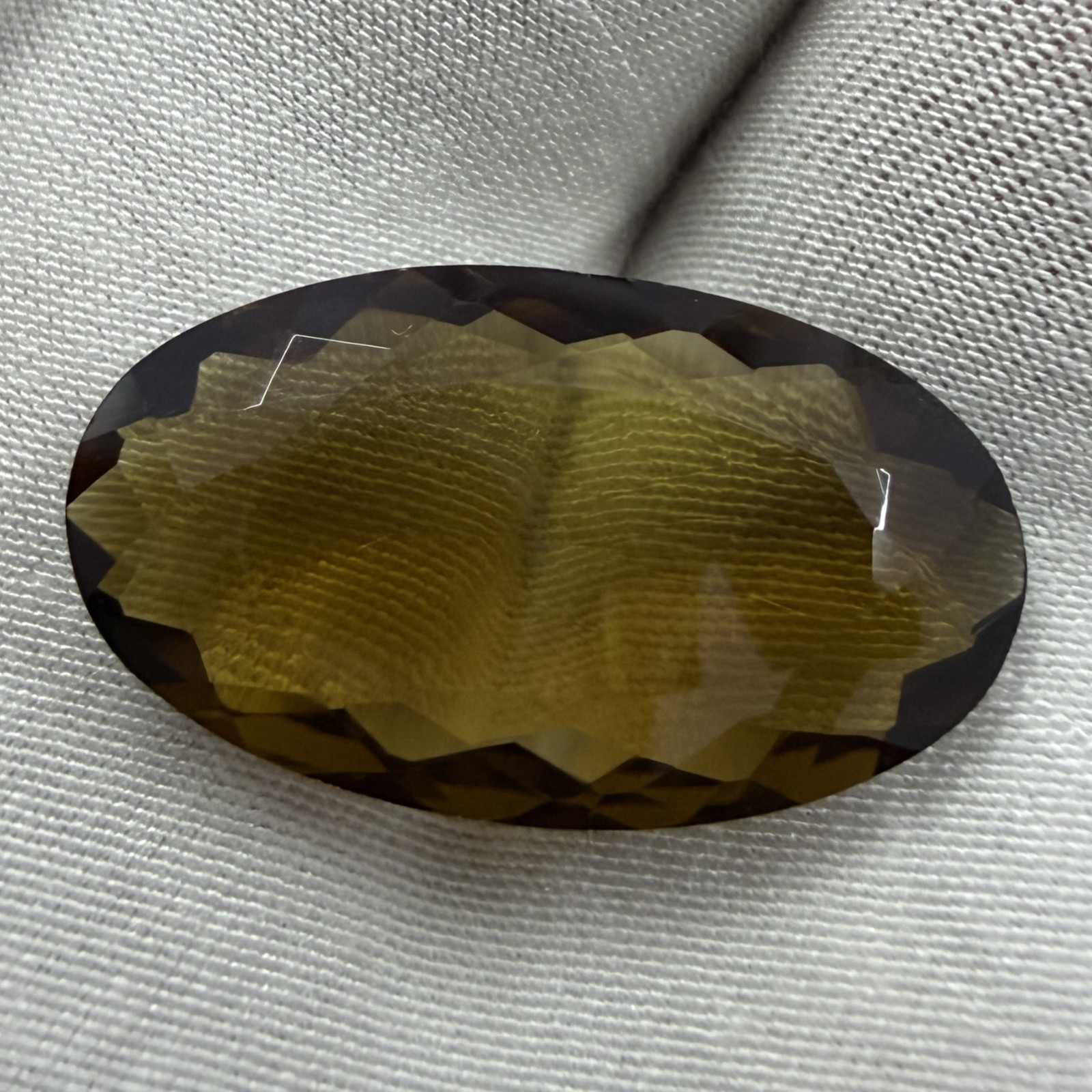 100% Natural Honey Quartz Oval Cut Semi-Precious Loose Certified Gemstone