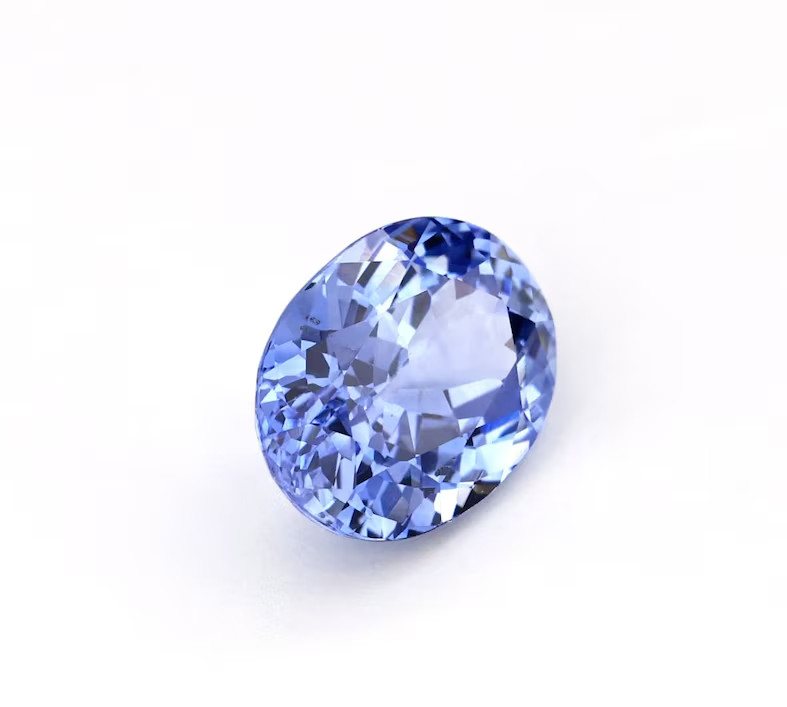 Cornflower Blue Sapphire 9-10 Ct Natural Flawless Oval Loose Gemstone Certified