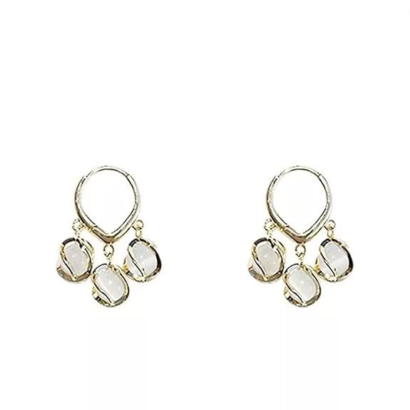 Korean Fashion Designer Earrings for Women Girls Trendy Jewelry Set of 2