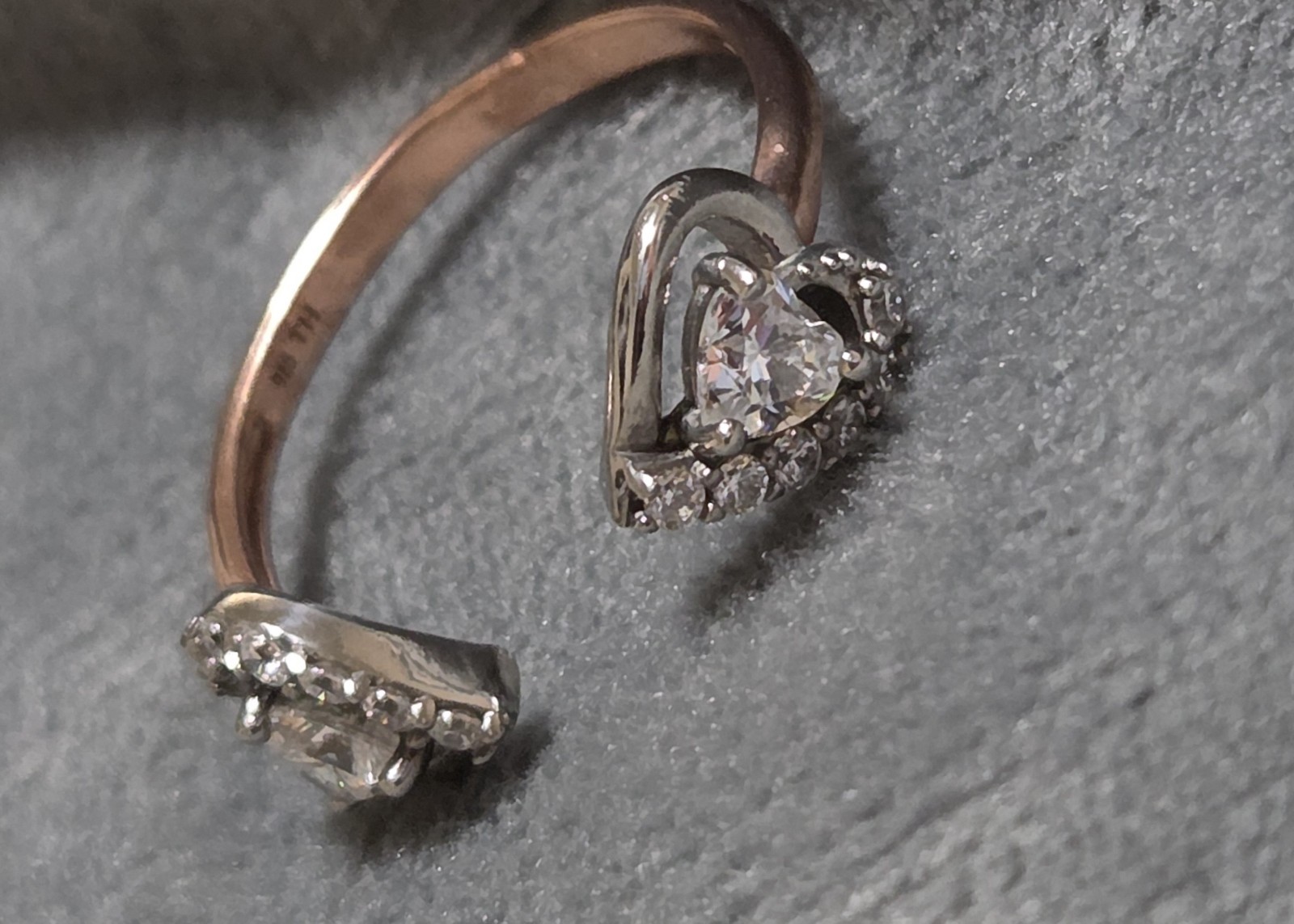 Montana Silversmiths 925 Heart Wrap Adjustable Ring RG4754