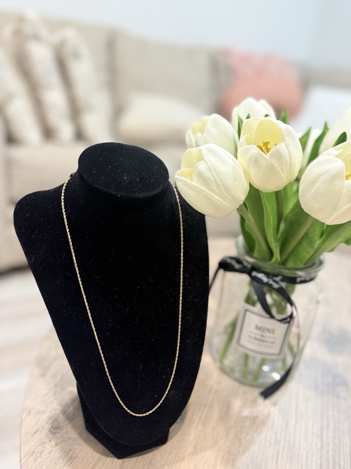 14k Gold Chain Necklace 2.8 Grams 21 Inches Length