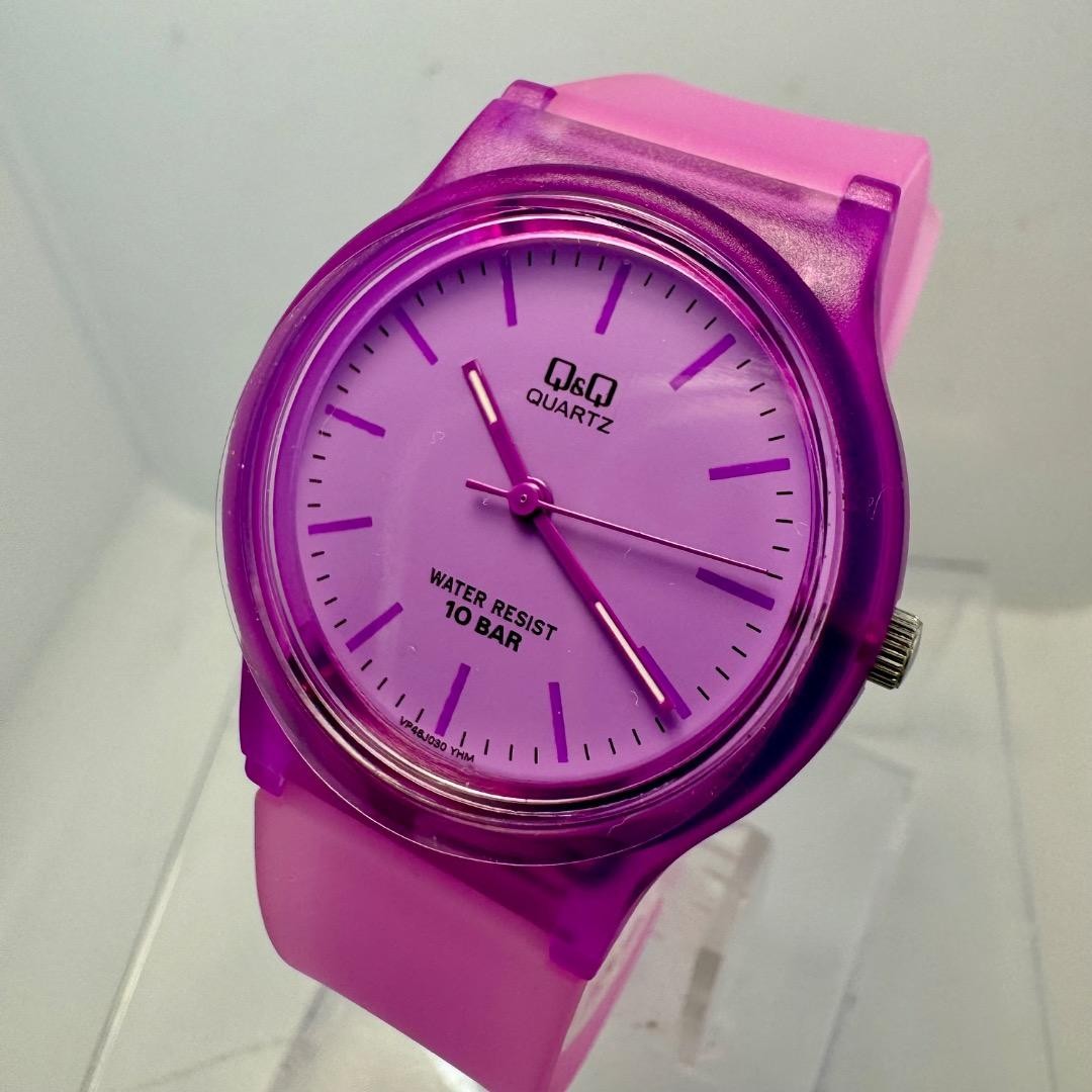 “Working Condition” CITIZEN Q&Q Watch Purple 1 【Direct from japan】