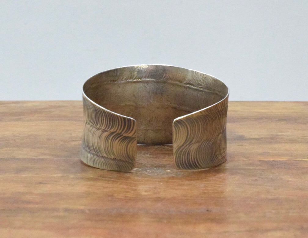 China Miao/Hmong Hill Tribe Sterling Silver Cuff Bracelet