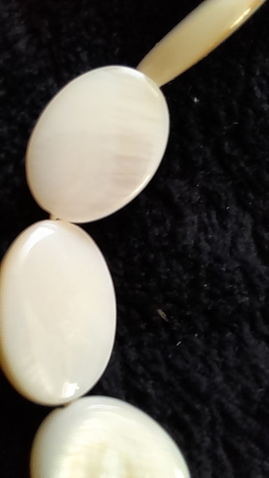 Mother of Pearl Prayernecklace – handmade 40cm length approx – FAST UK DELIVERY