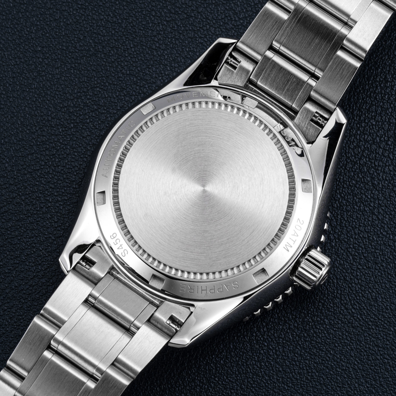 Seestern GMT S456.BE Sapphire Crystal Mechanical Mens NH34 Watch SEAGULL 1963