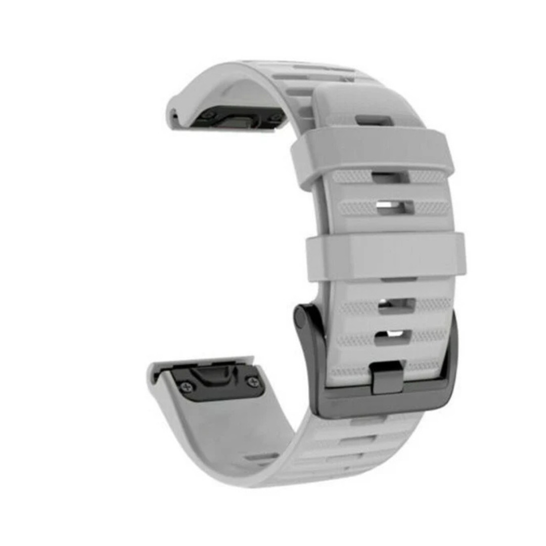 For Garmin Fenix 3 5X 6 Pro 6X 7 7X Sapphire Quickfit Silicone Watch Band Strap