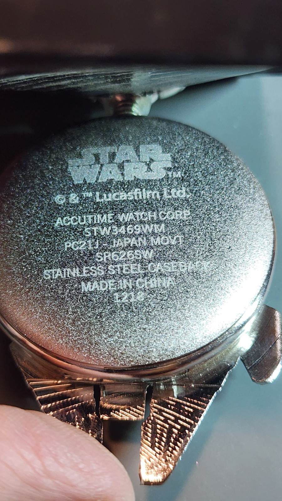 Star Wars Millennium Falcon Quartz Pocketwatch New In Box By Accutime Watch Corp