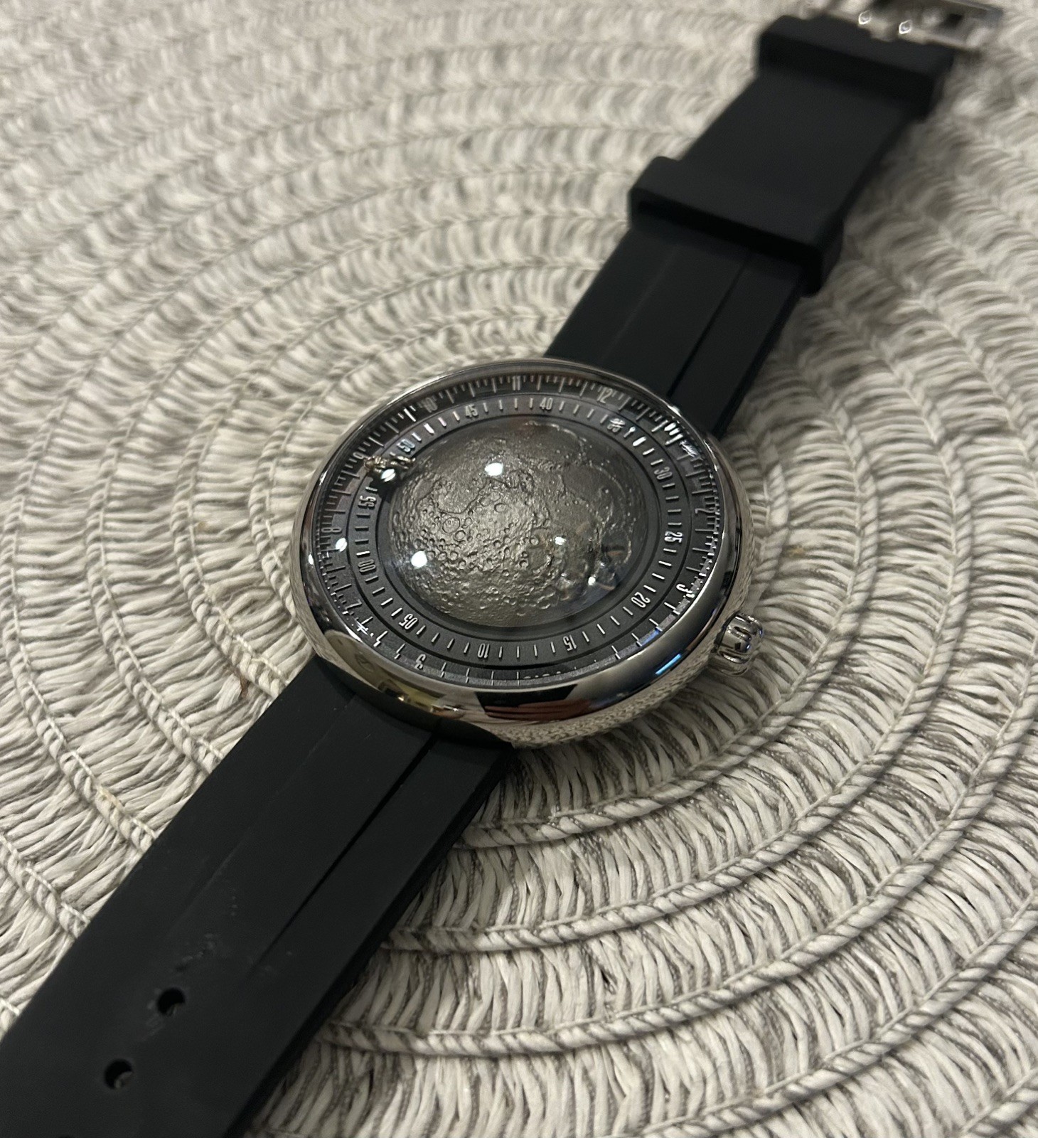 CIGA design Moon Walker Edition U055-TIGR-6B Automatic Titan Watch 46 mm