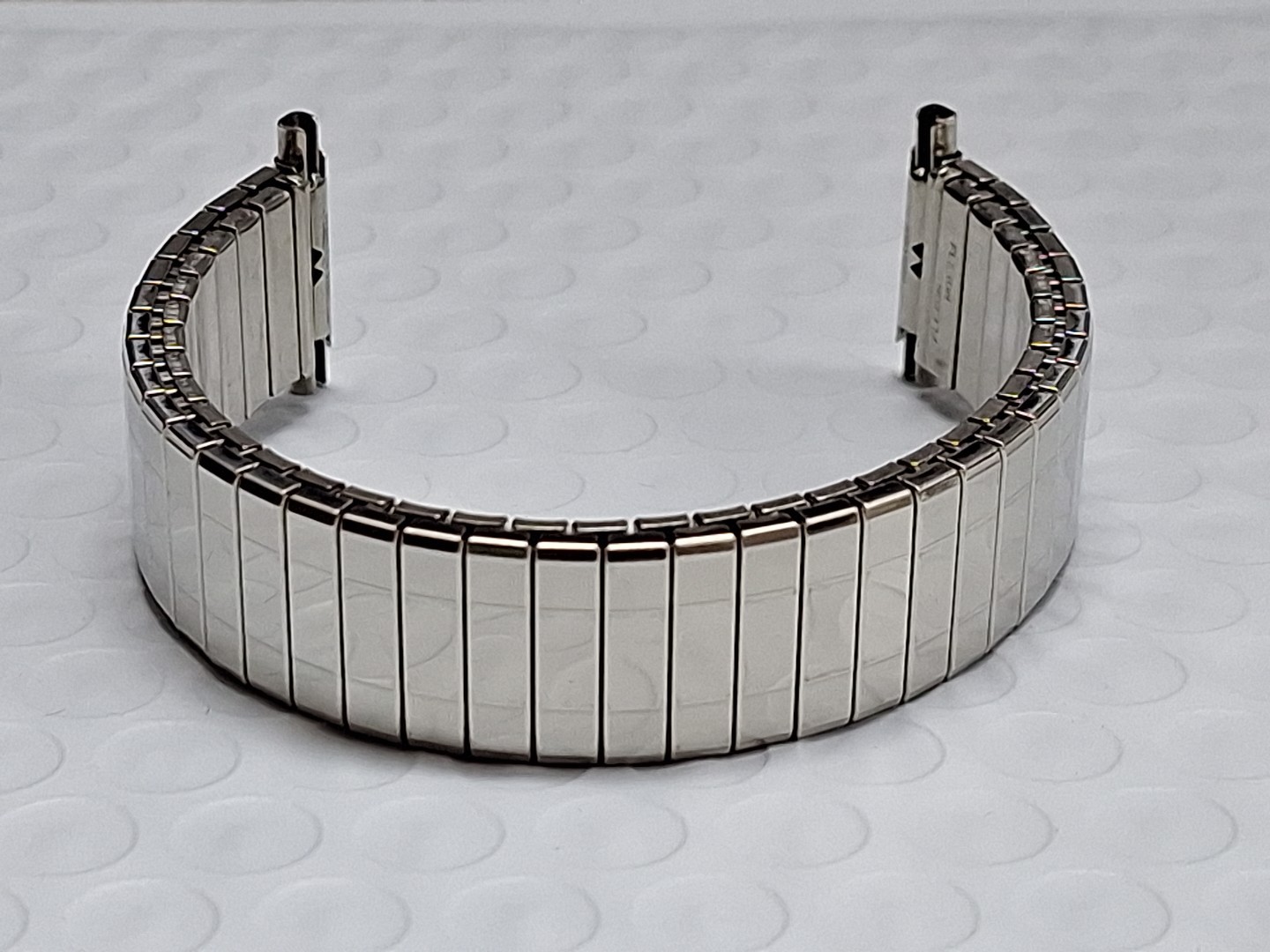 FLEXON Stainless Steel Watch Band Expansion Bracelet 16mm-21.5mm Adjustable End