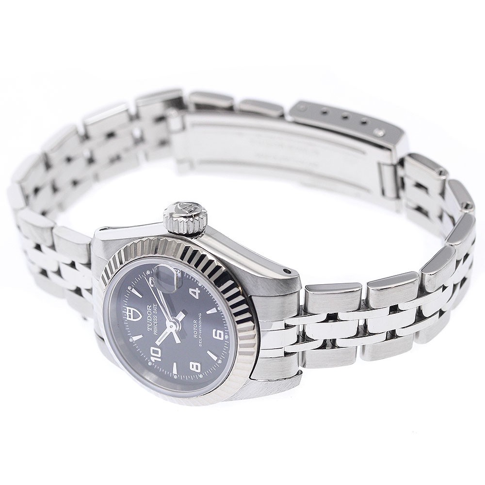 TUDOR Princess Date 92514 Date WG bezel black Dial Automatic Ladies Watch_933074