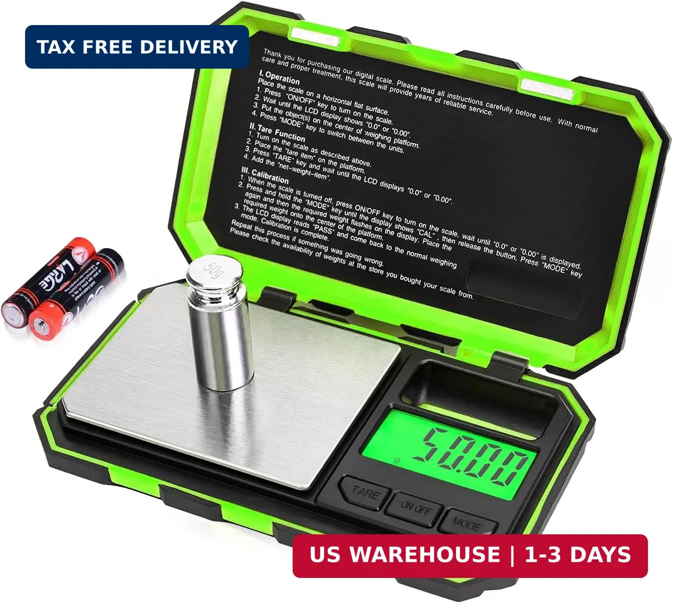 Fuzion Digital Pocket Scale, 200g x 0.01g Gram Scale, Mini Scale 6 Units Jewelry