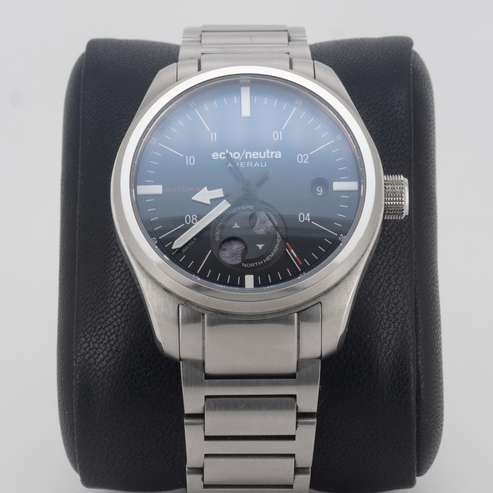 Echo/Neutra Averau 39 3H Moonphase 39MM Steel Automatic Date Watch (Box+Papers)