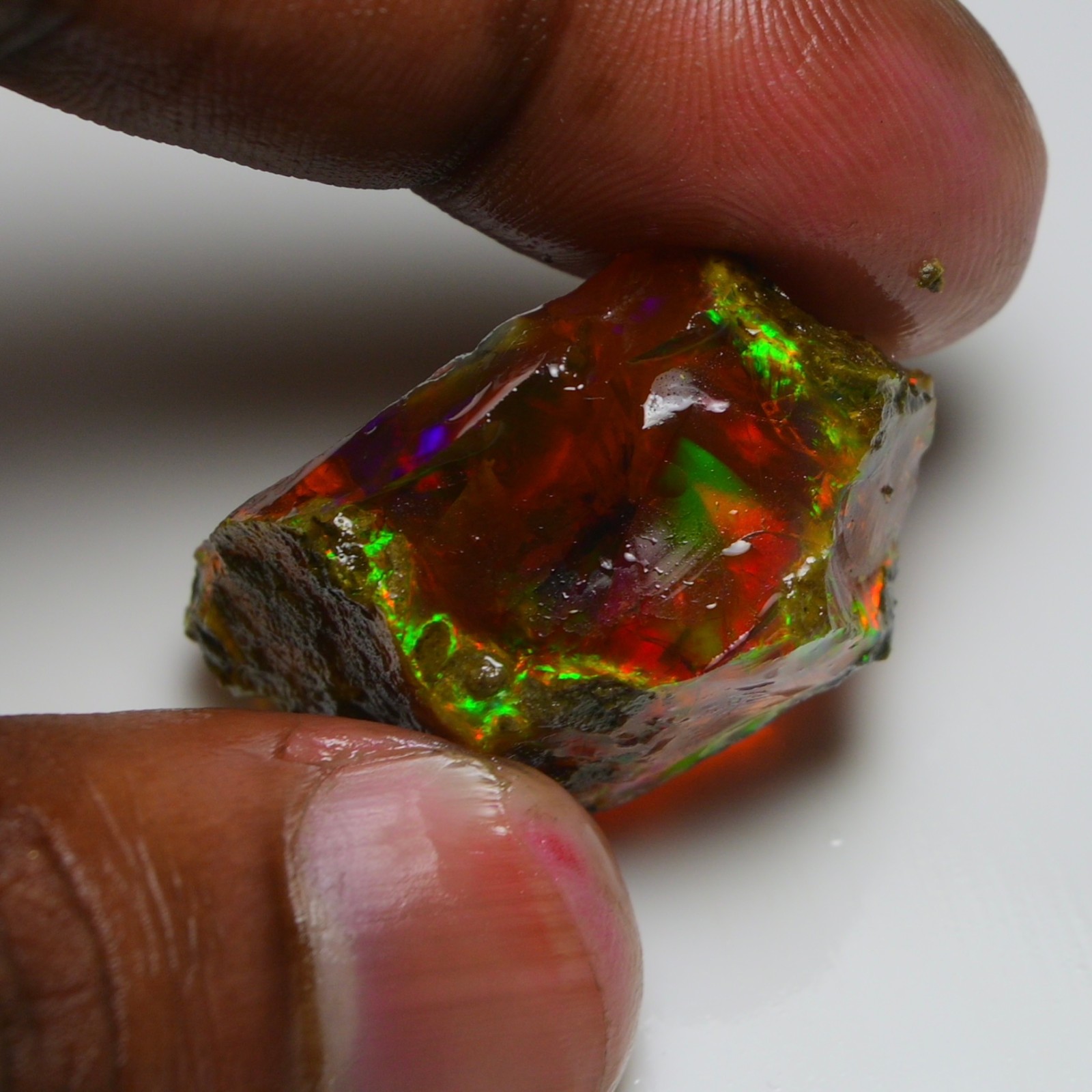 Opal Rough 46.10 Raw, Crystal Opal Specimen, Opal Gemstone