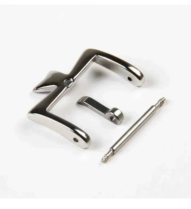 16mm 18mm 20mm Stainless Steel Watch Clasp Pin Buckle Replacement Accessory