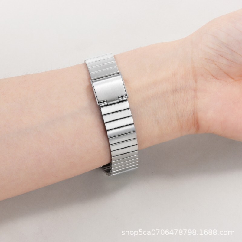 Premium Stainless Steel Metal Watch Bands Strap Vintage Bracelet 18/20 Universal