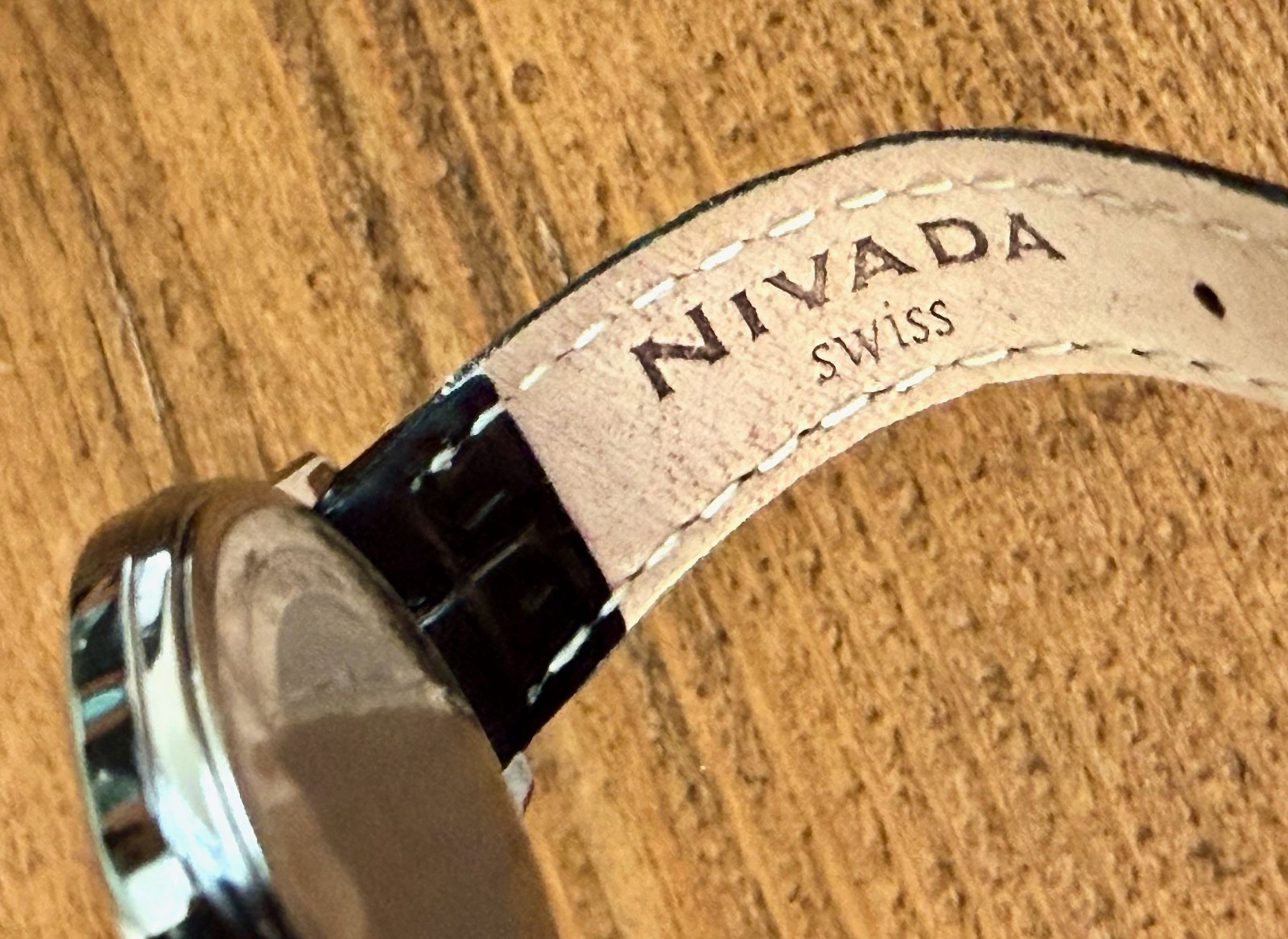 NIVADA “SWISS” Ladies Watch NOS Unworn w/Box Tags GC2386L12, XXX GUILLOCHE Dial