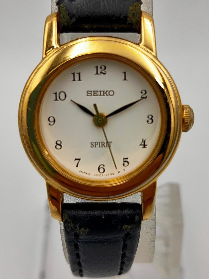 JUNK FOR PARTS Seiko Spirit 4N21-0890 Ladies Gold-Tone Quar Dead battery | Japan