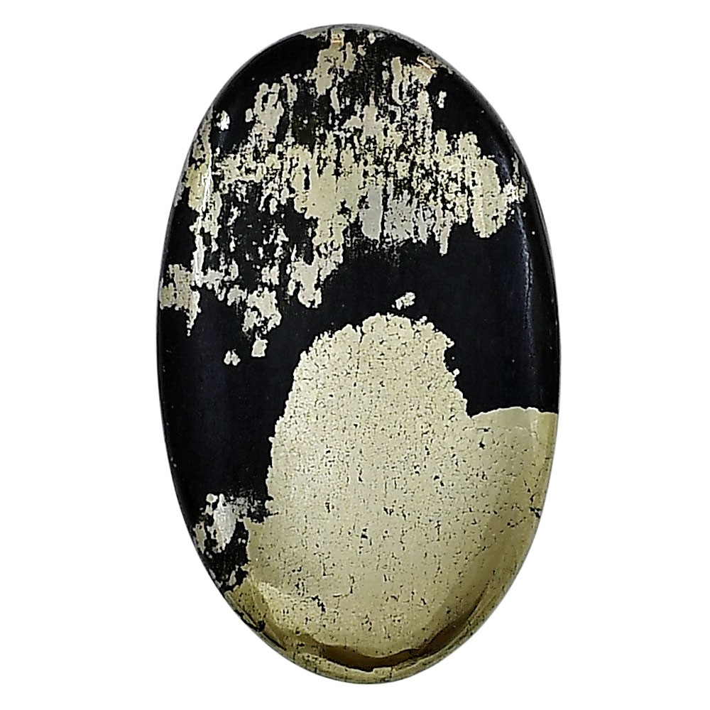 Natural Apache Gold 31.85×19.5×4.7 mm Oval Shape Polished Gemstone LS03786-64