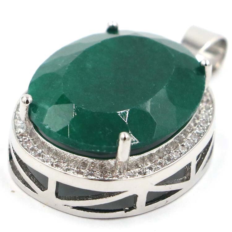 Buy 2 Get 1 Free Big Alexandrite Topaz Tanzanite Peridot TourmalinSilver Pendant