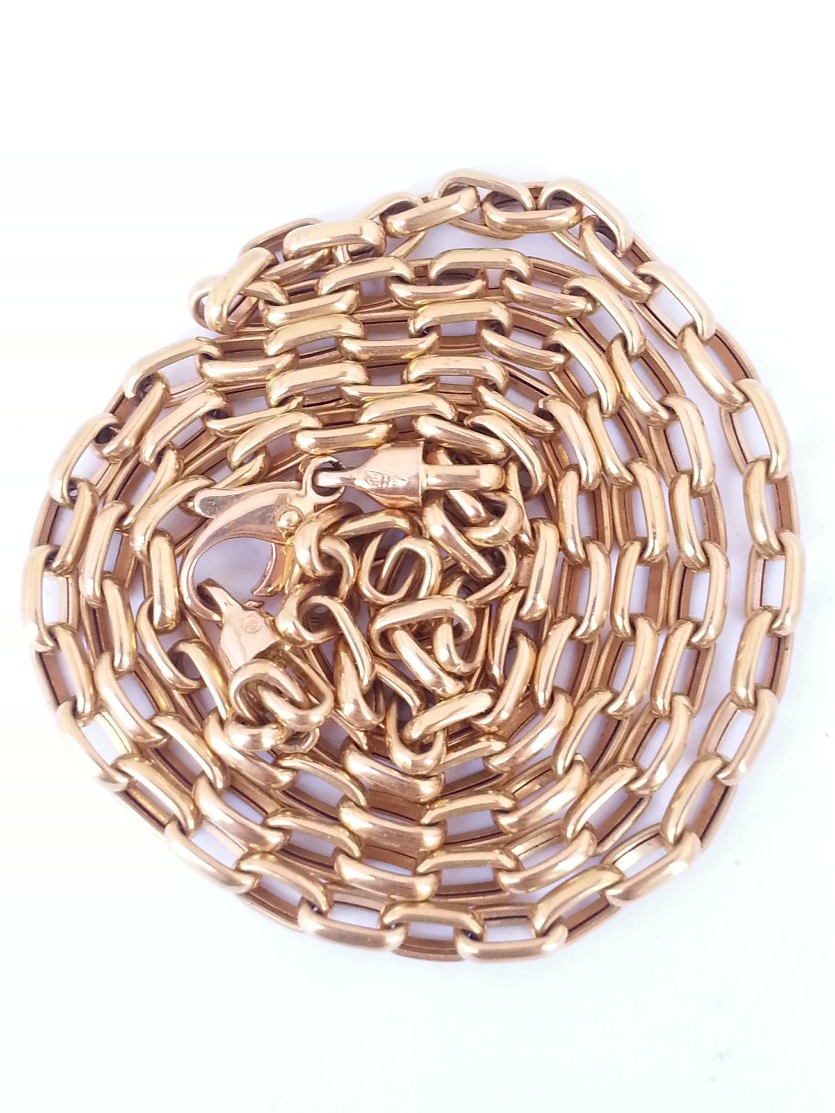 Stunningly beautiful 18k yellow gold 24 in. necklace, 14.71 gram, 3.75mm