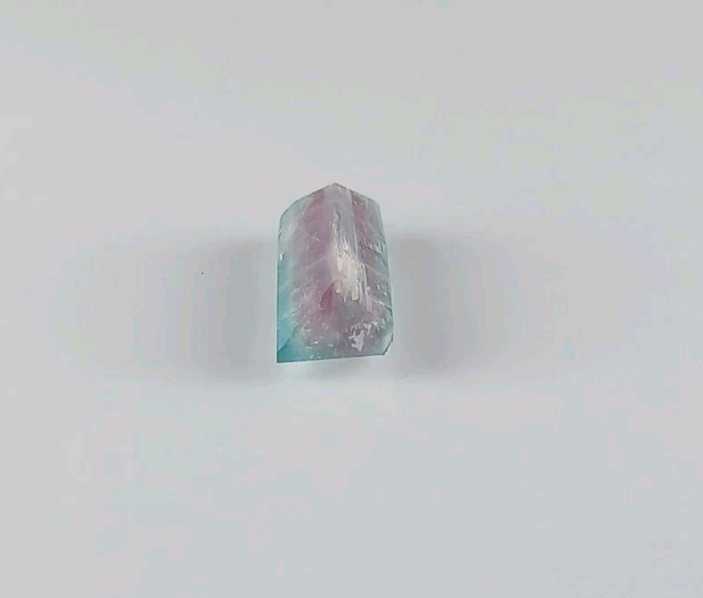 2.4ct Bicolor Neon Blue & Pink Catseye Paraiba Tourmaline Baguette – Mozambique