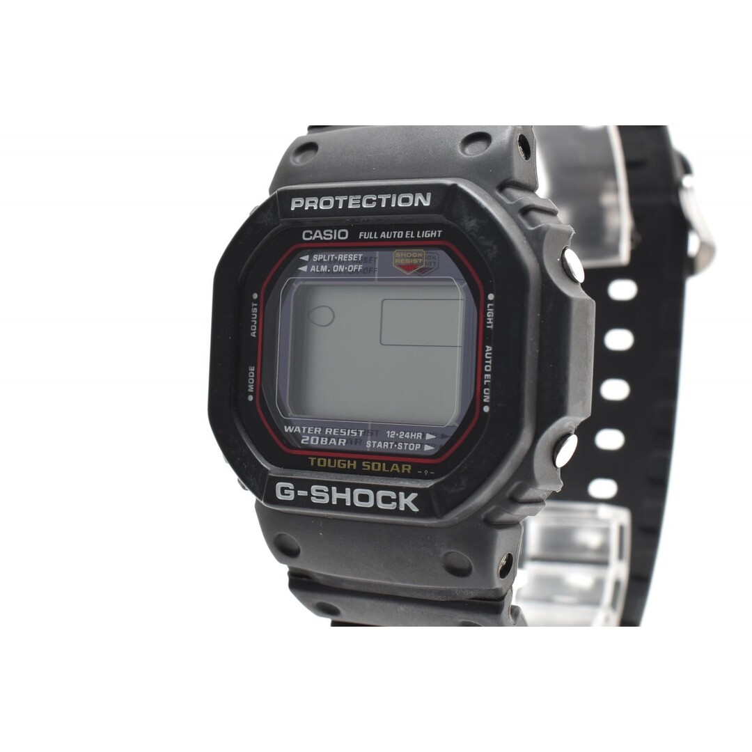 CASIO G SHOCK G 5600 Tough Solar Digital Men’s Wristwatch Square Case Black LCD