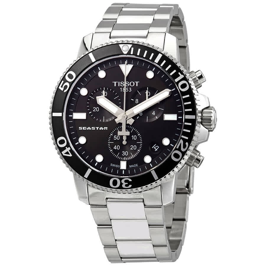 TISSOT Seastar 1000 Chrono Quartz Black Dial Men’s Watch T120.417.11.051.00
